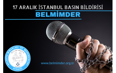 BELMİMDER 17 Aralık İstanbul Basın Bildirimiz Hazır