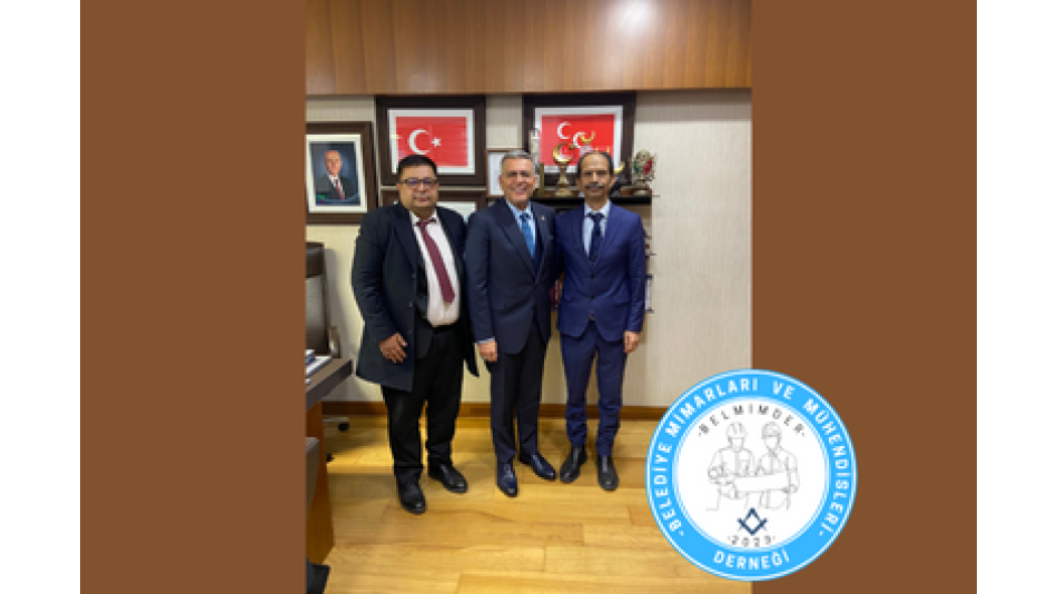 BELMİMDER ve Belediye Şirket İşçileri Derneği Başkanlarımız MHP Mersin Mv. Levet UYSAL'ı Ziyaret Etti